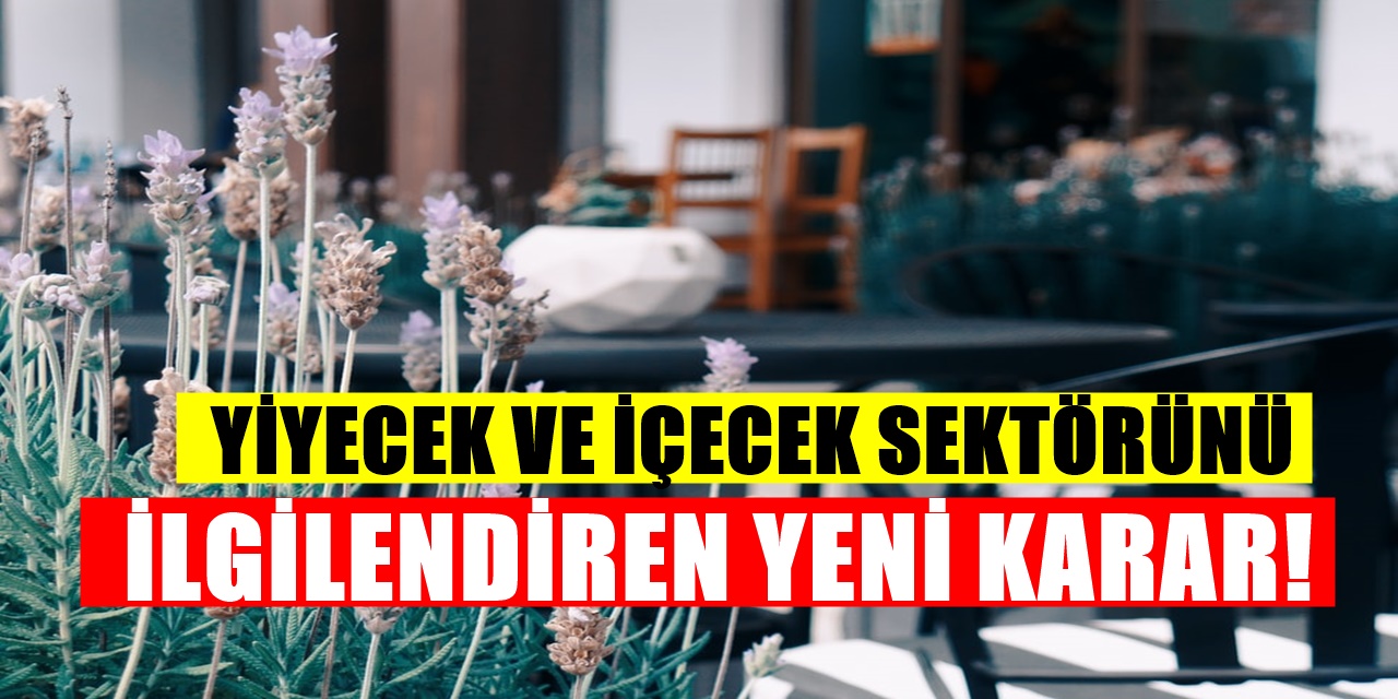Restoran ve Kafelere yapılacak desteklerle ilgili hükümetten yeni karar! 40 Bin Türk Lirası destek ve..