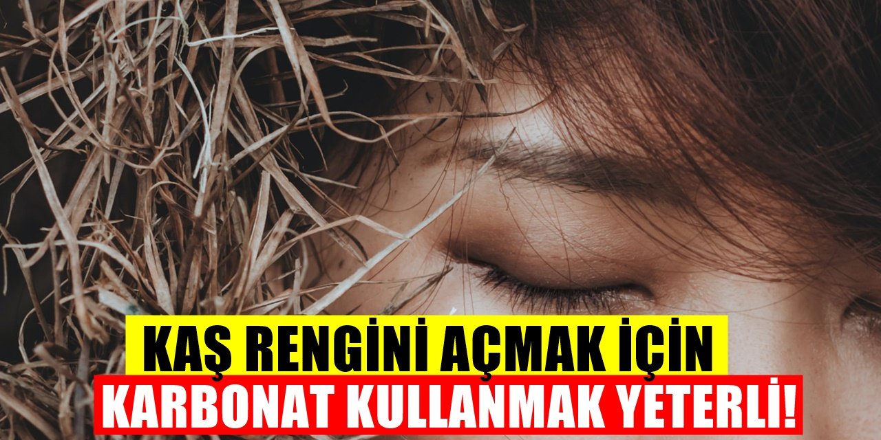 Kaş Rengini açmak hiç zor değil! Bir tutam karbonat ve...