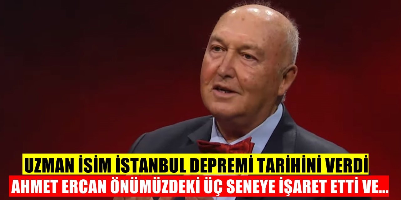 Deprem Uzmanı Ahmet Ercan İstanbul için beklenen depremin tarihini verdi! Özellikle Fay daha çok...