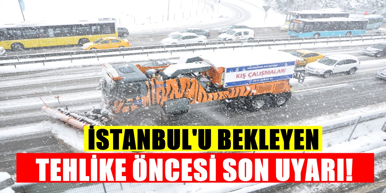 İstanbul'da şiddetli kar yağışı öncesi AKOM'dan önemli bir uyarı yapıldı! Acil olarak dikkat edilmeli