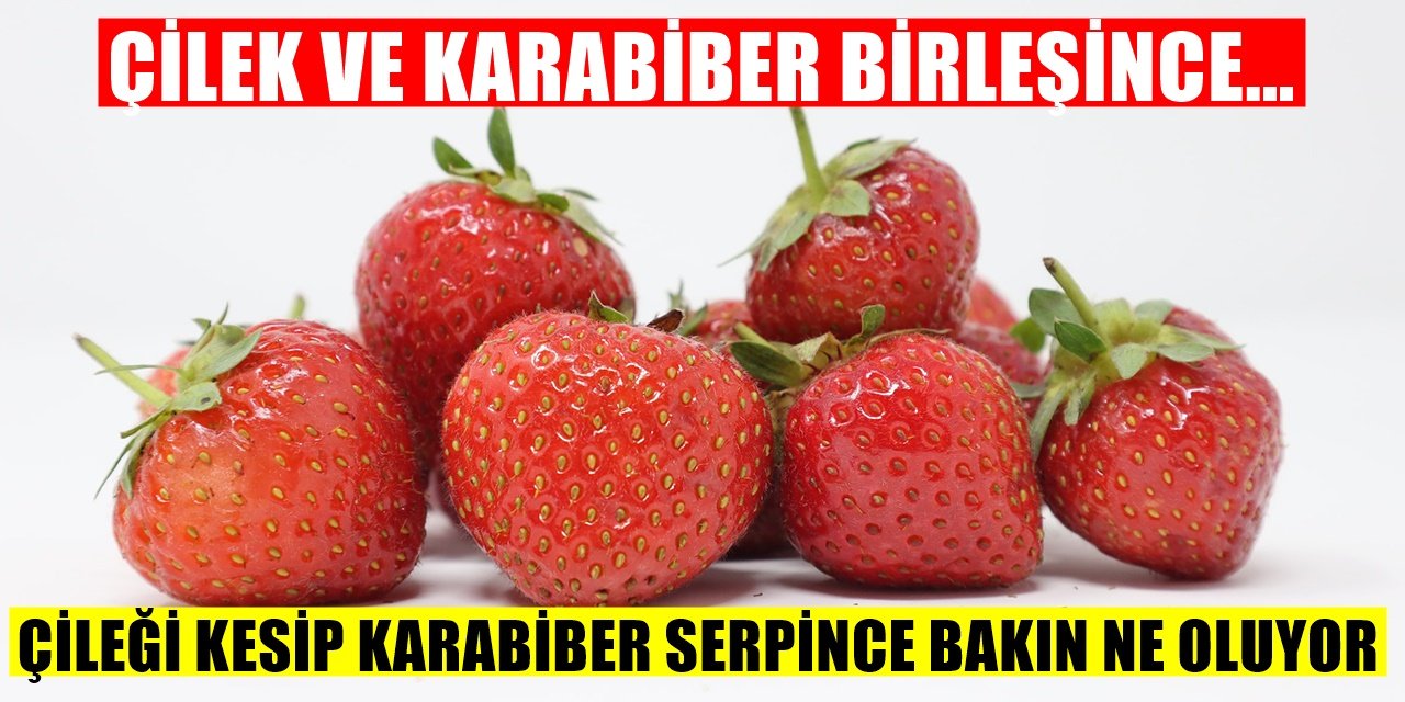 Bunu Öğrendikten Sonra Çileğe Karabiber Ekleyerek Yiyeceksiniz! Çileğe Karabiber Dökülünce...