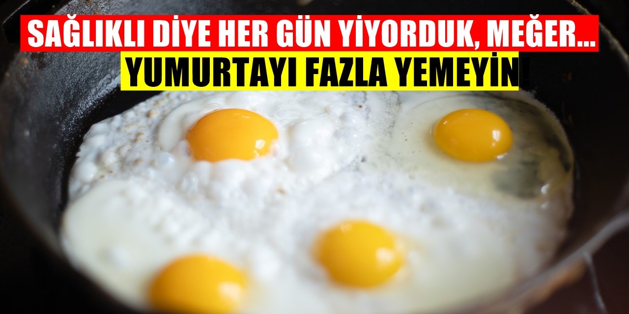 Yumurta Faydalı Sanıyorduk! Korkutan uyarı geldi eğer fazla tüketiyorsanız