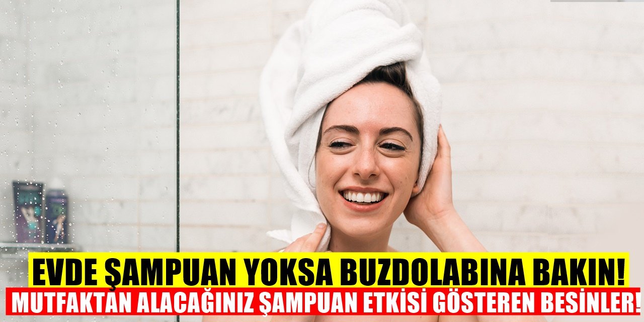 Evde Şampuan Bittiyse Endişelenmeye Gerek Yok! Mutfakta Gizlenen Doğal Şampuanlar!