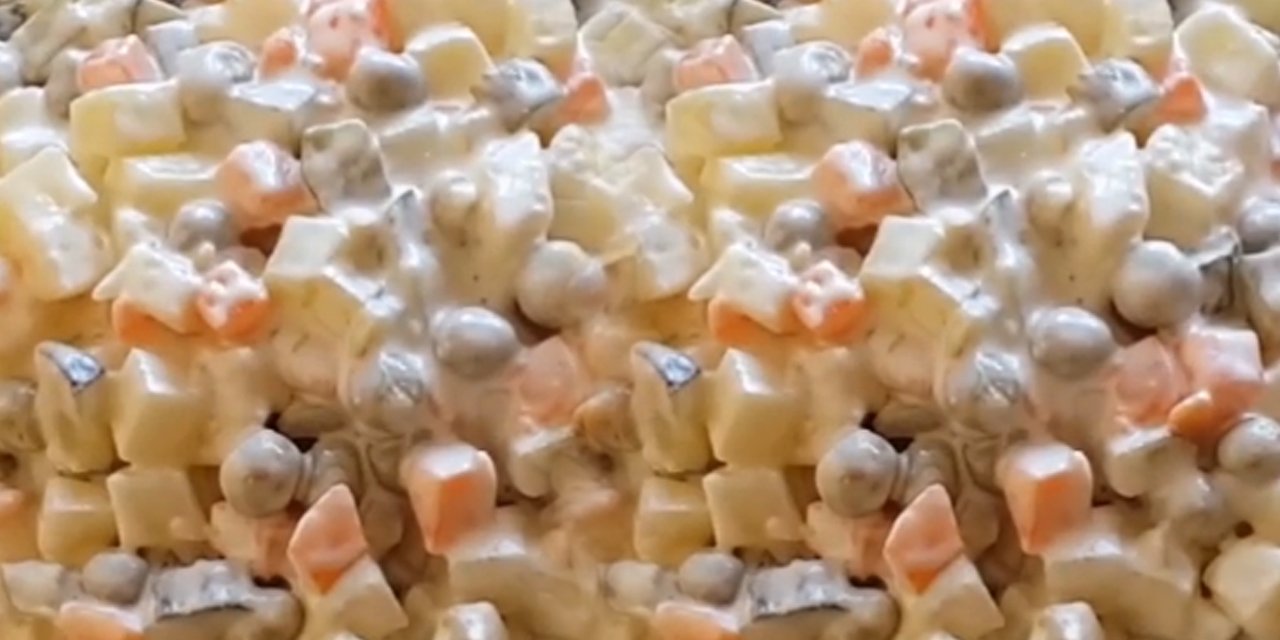 Yemeğin Yanında Pratik Bir Meze.. Rus Salatası Tarifi