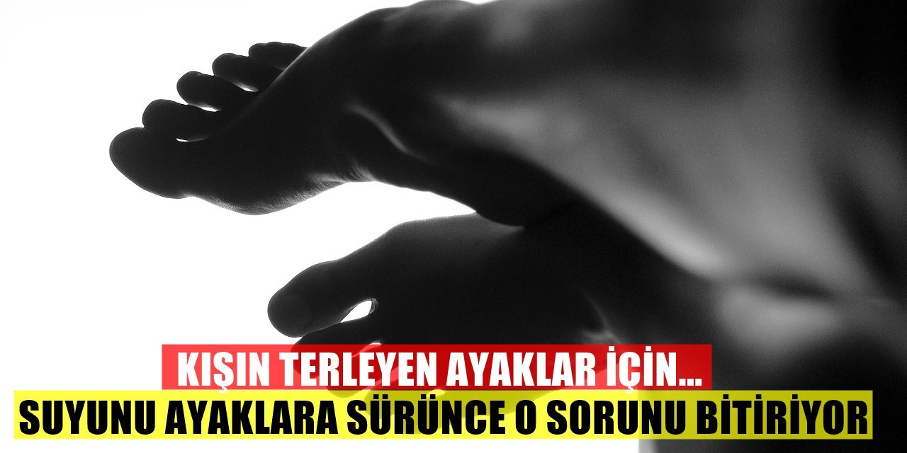 Kışın Aşırı Terleyen Ayaklar İçin Doğal Çözüm! Ezip Suyunu Ayaklara Sürünce Tamamen