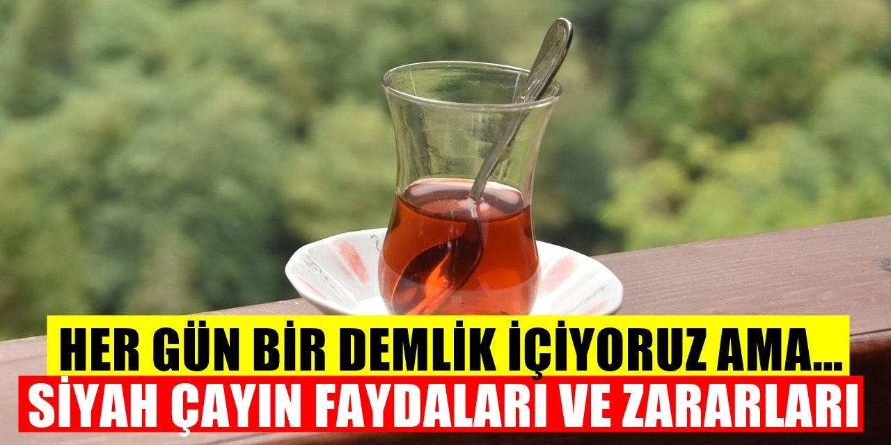 Her Gün Tükettiğimiz Siyah Çay Vücudumuza Nasıl Etki Ediyor? Siyah Çayın Faydaları ve Zararları