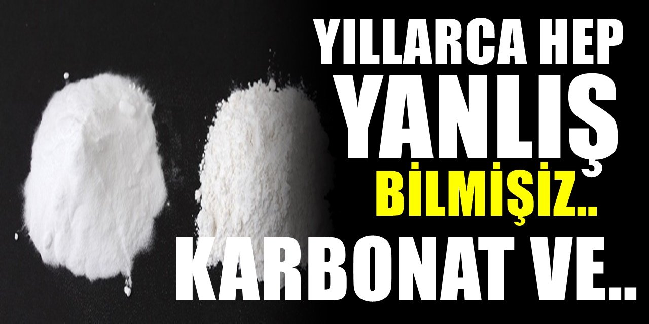 Karbonat ile Kabartma Tozunun arasındaki Fark Nedir? İşte İlk kez duyacağınız o farklılık.