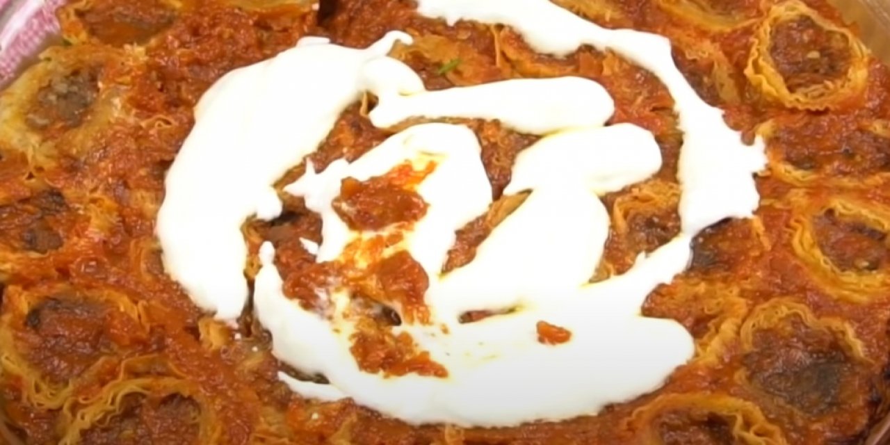 Bugün Ne Pişirsem Diyenlere Bol Soslu Kıymalı Nezaket Kebabı tarifi