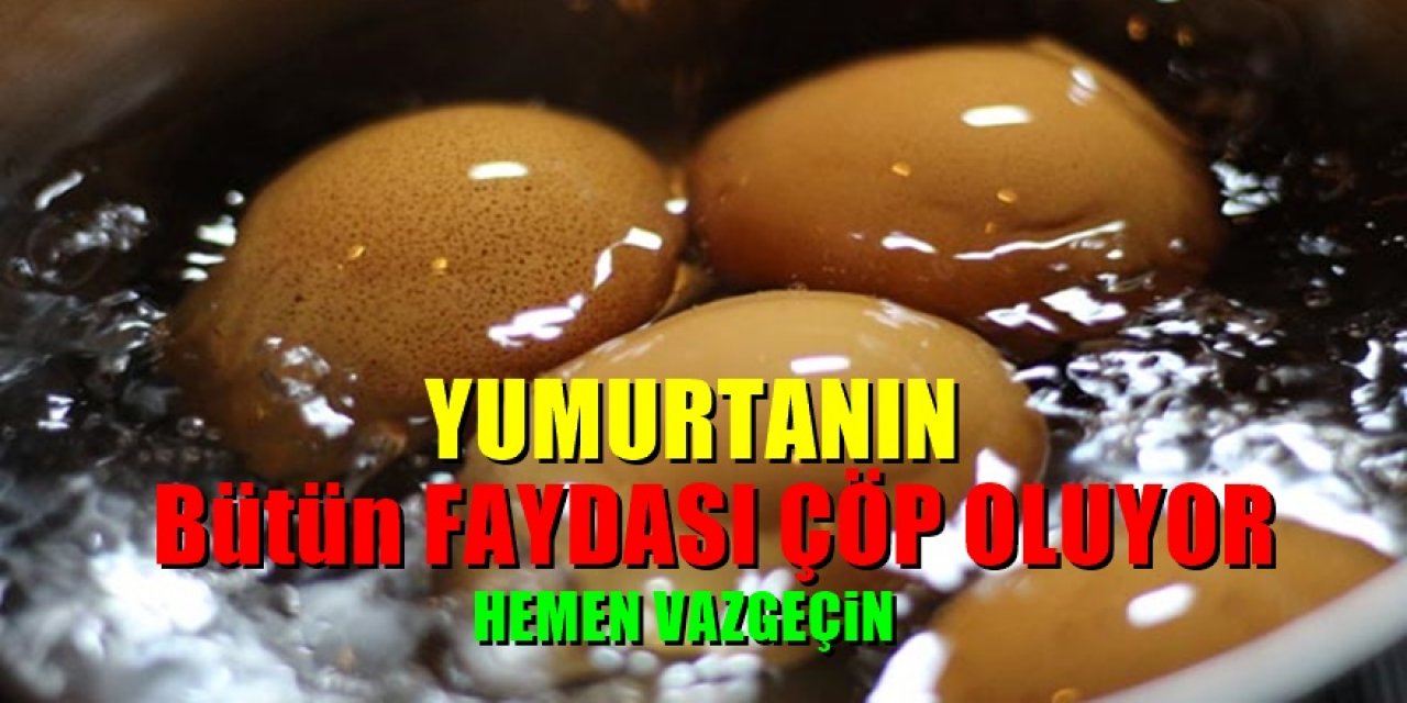 Yumurtayı yıllardır hep yanlış pişiriyoruz : Artık böyle pişirin
