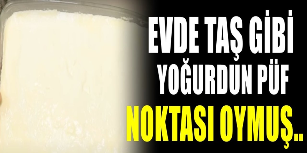 Evde Yaptığınız yoğurt tutmadıysa meğer bu yüzdenmiş. Taş gibi yoğurt mayalama için bu tarifi deneyiniz
