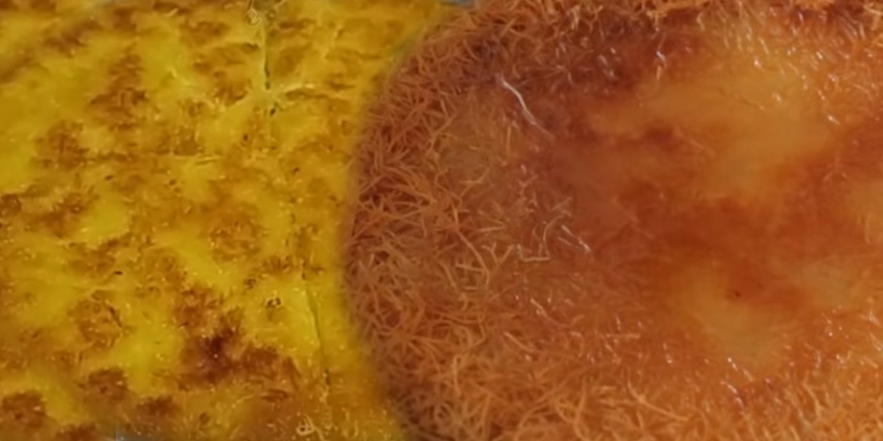 Ocakta Çıtır Çıtır Tavada yapılan Nefis Künefe Tarifi