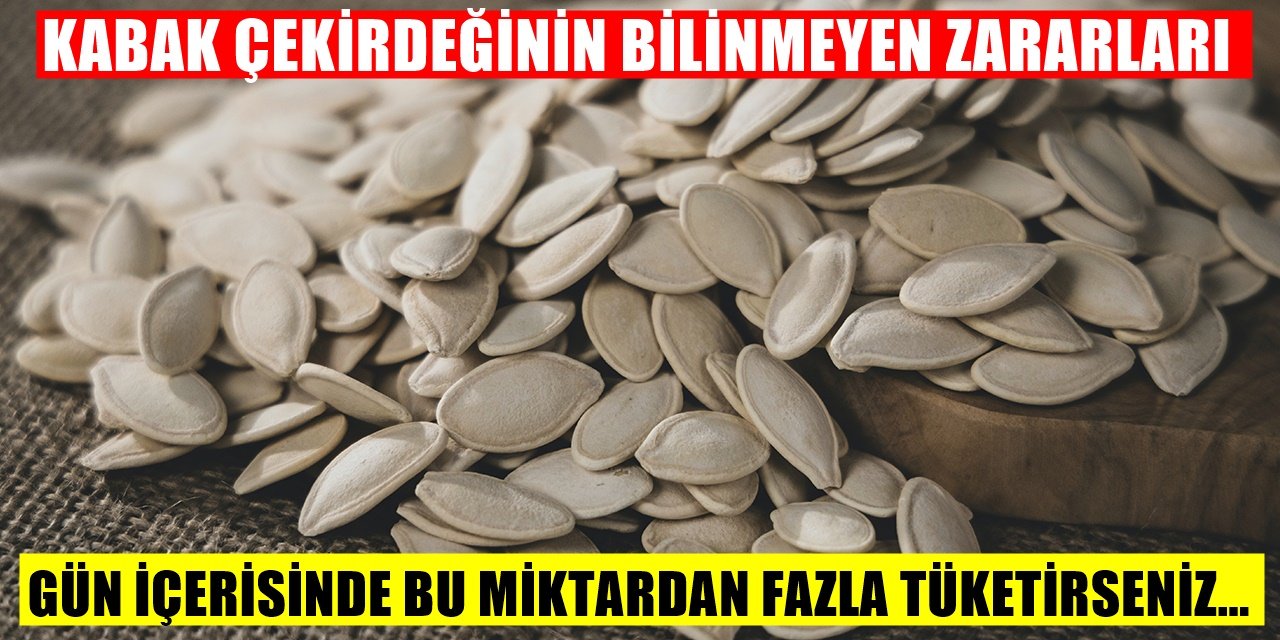 Faydalı sanıyorduk kabak çekirdeğinin zararı çıktı