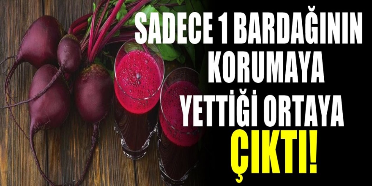 Kırmızı Pancar suyunun şaşırtan bir faydası daha çıktı. 1 Bardak içince o derdi geçiriyor