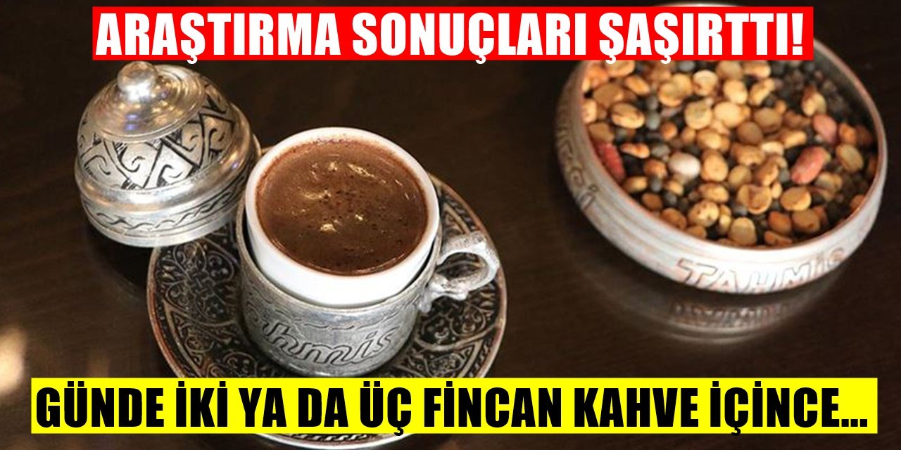 ABD'li Bilim insanları araştırdı Günde 2- 3 fincan kahve içersek vücutta bakın neler oluyor