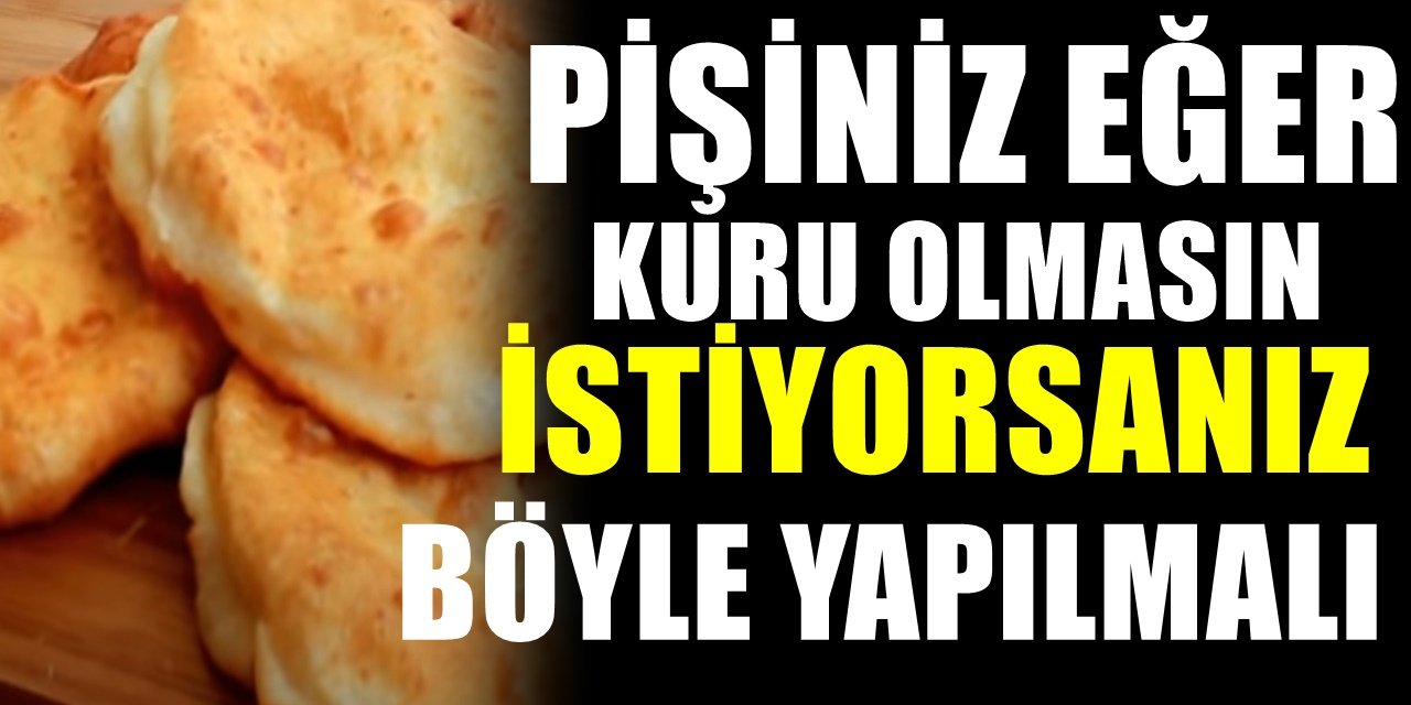 Bugün ne pişirsem diyenlere çok kolay yapılan ve de yağ çekmeyen Çıtır Çıtır pişi tarifi.