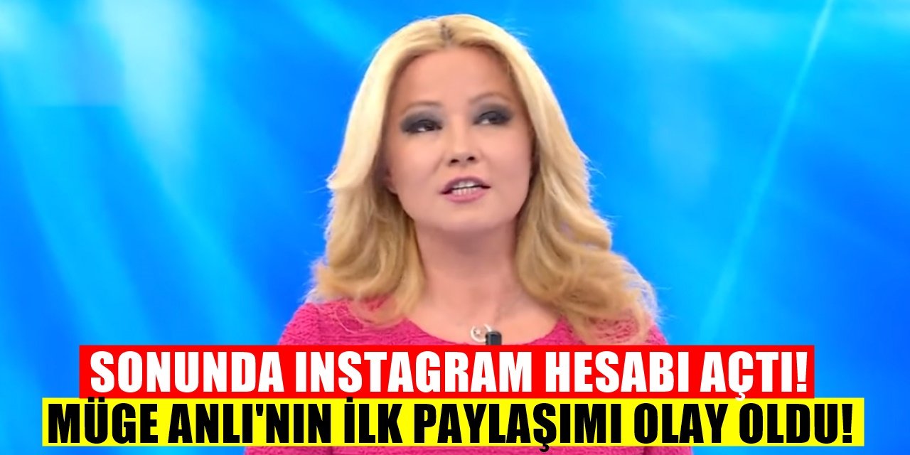 Müge Anlı Daha fazla dayanamadı o da hesap açtı ilk paylaşımı ise tam bir olay
