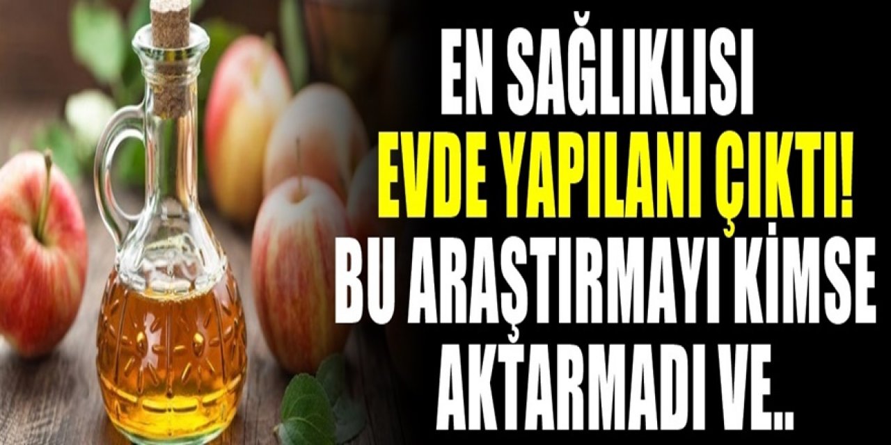 Sağlığınızı riske atmayınız. Hazırı yerine evde kendiniz yapın. Elma sirkesi tarifi işte püf noktası bu..