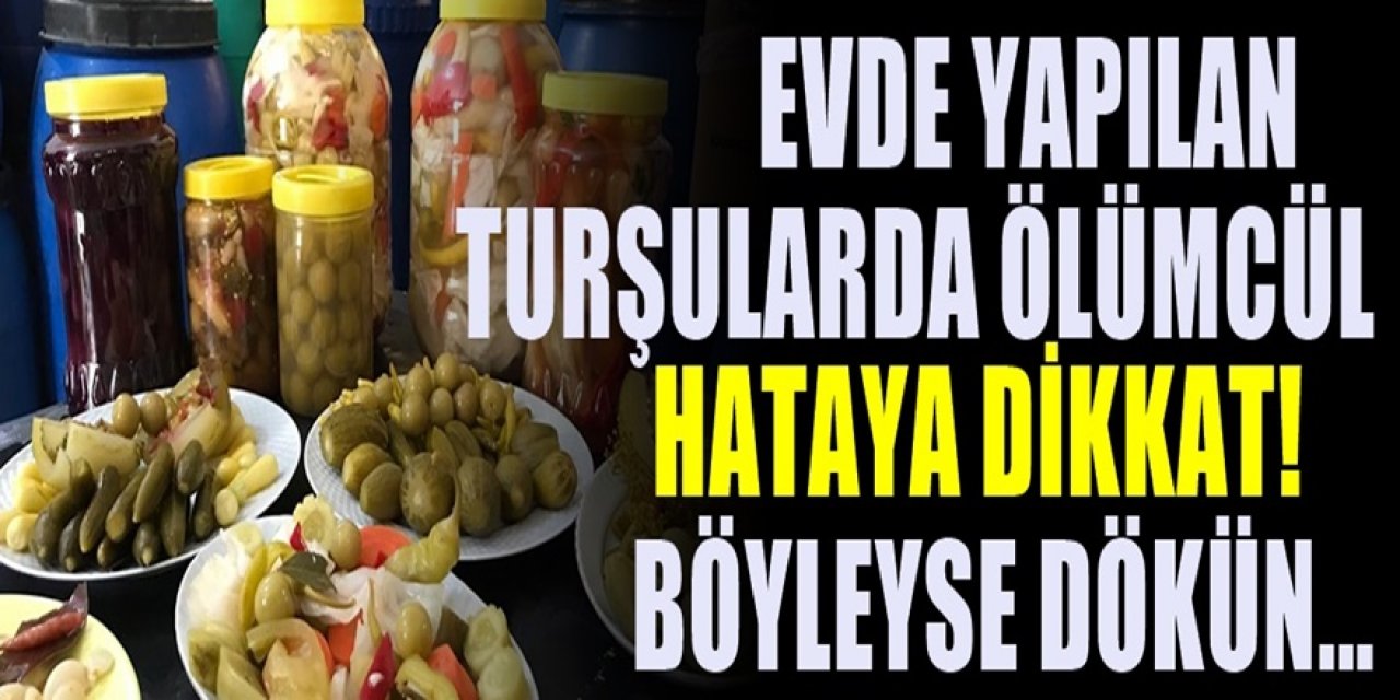 Evde turşu yaparken dikkat edin. Eğer üstü böyle beyaz oluyorsa sakın yemeyiniz. Yerseniz...