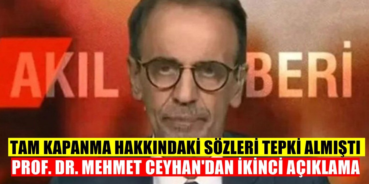 Mehmet Ceyhan Tedbirlerle İlgili Sözleriyle Deprem Etkisi Yaratmıştı! İkinci Bir Açıklama Yaptı
