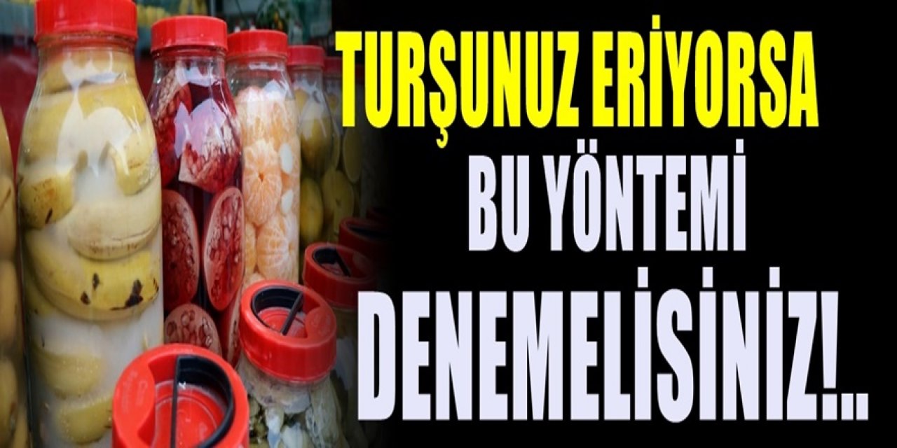 Sağlıklı ve erimeyen turşu böyle yapılıyormuş. Yıllardır turşuculuk yapan ustası gizli tarifini verdi