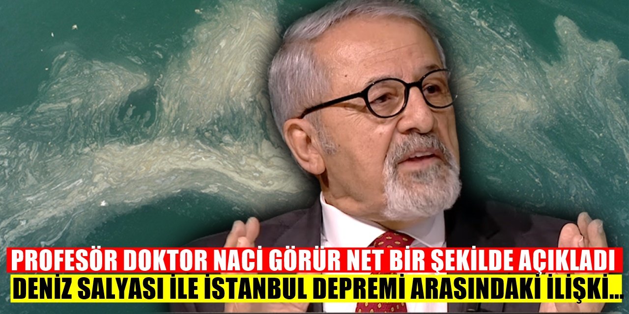 Profesör Doktor Naci Görür 'deniz salyası' hakkında açıklama yaptı! Depremle ilişkisi ne?