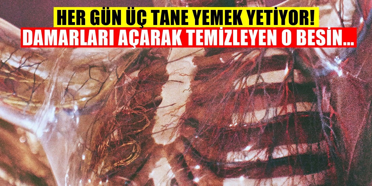 Uzmanlar şiddetle tavsiye ediyor damarları tertemiz yapan besin! Günde üç tane yiyince...