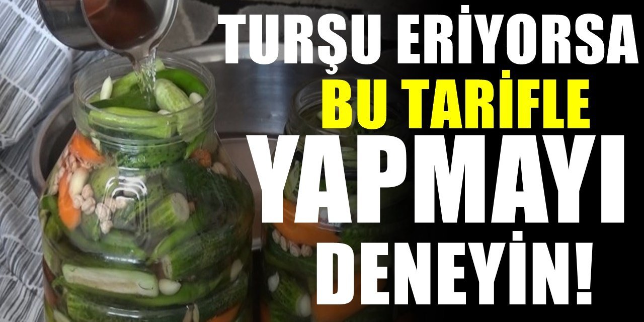 Turşu yaparken turşunuz tutmuyor eriyorsa bu tarifle yapmalısınız. 10 günde dip diri turşular...
