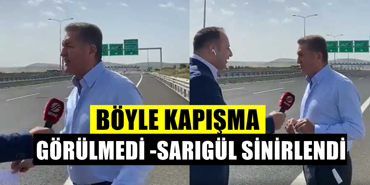 Mustafa Sarıgül, Beyaz TV muhabiri ile kapıştı! Sizin Tuzunuz Kuru Diyerek Lafı Çarptı
