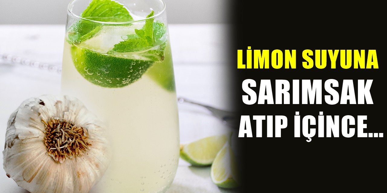Limon Suyuna Sarımsak Atıp İçerseniz Bakın Nasıl Bir Etkisi Var!..