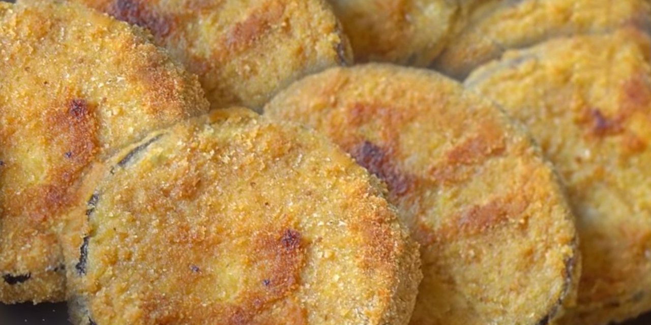 Dışı çıtır içi lezzet rüyası nugget gibi görünen patlıcan kızartma tarifi