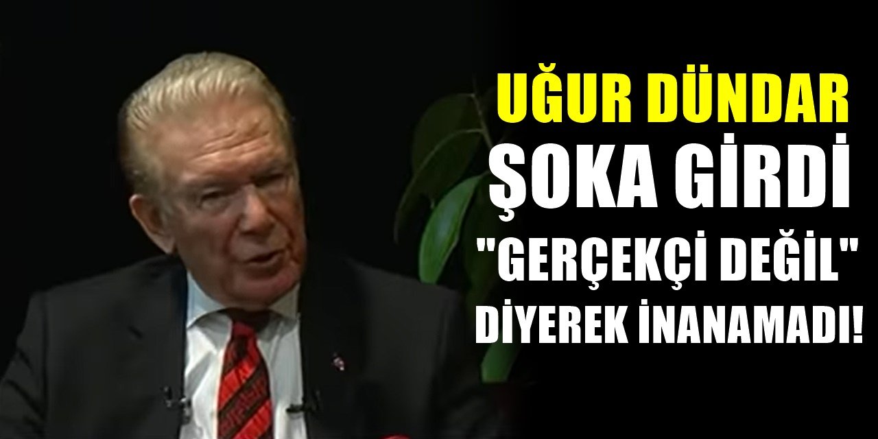 Uğur Dündar şaşķına döndü! İnandırıcı değil diyerek isyan etti!