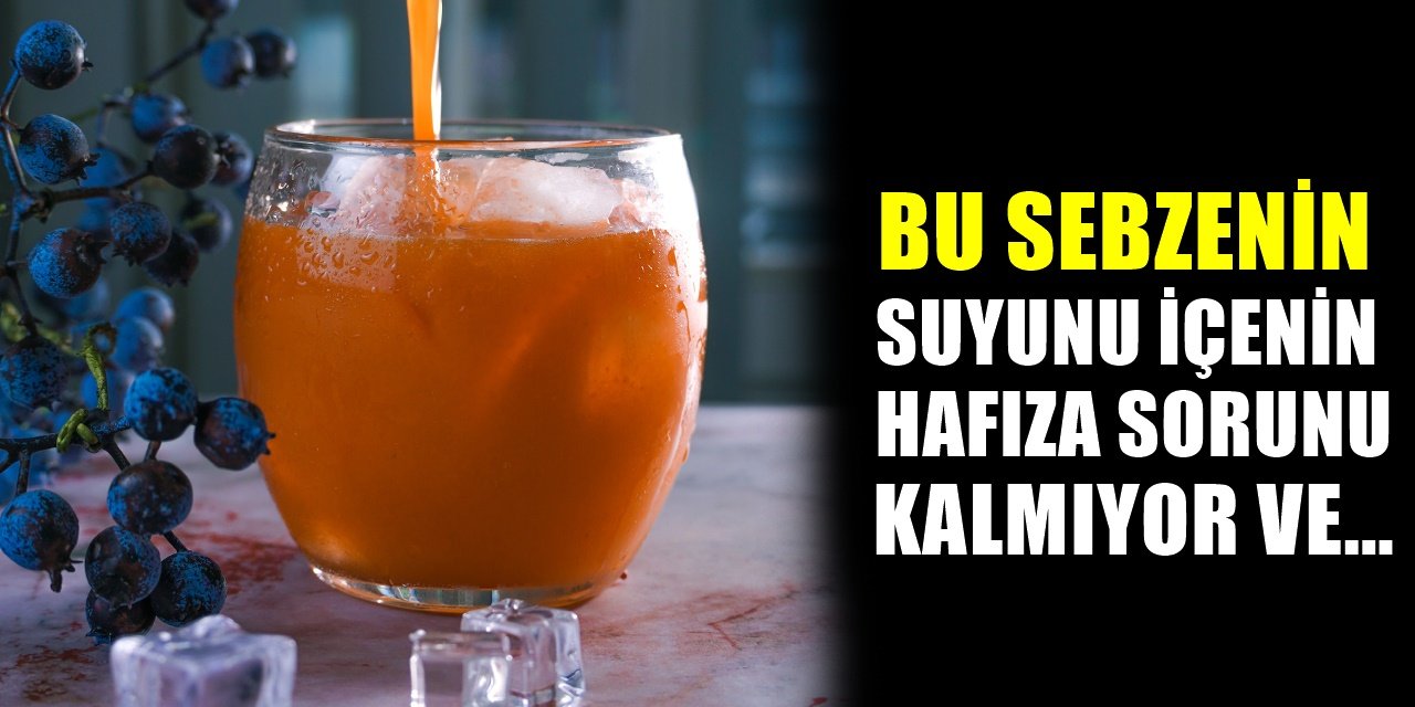Bu Sebzenin Suyunu İçmek Unutkanlığa İyi Geliyor Beyni Güçlendiriyor ve..