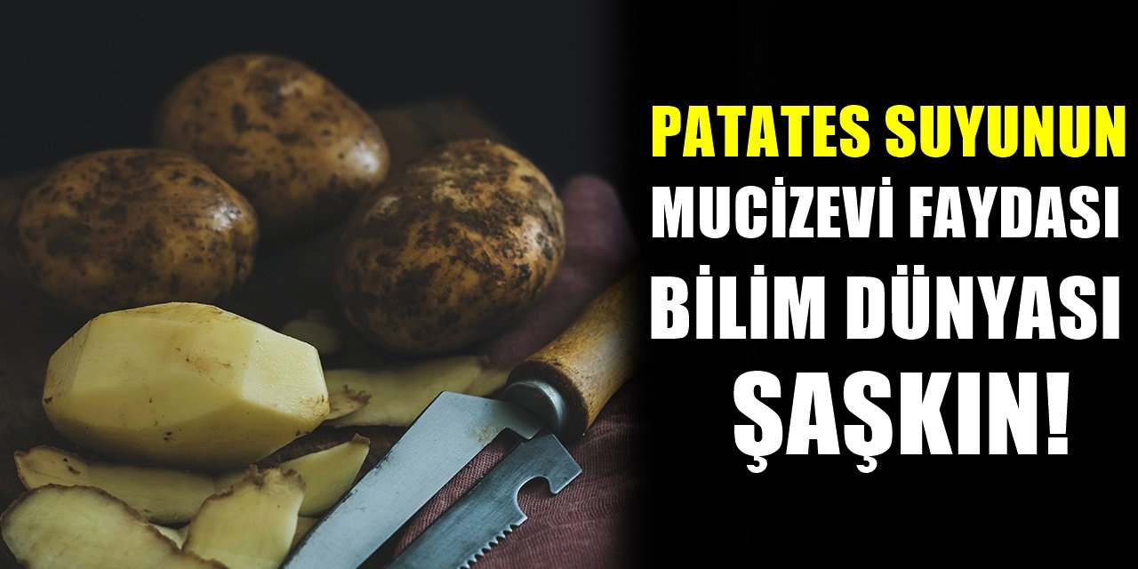 Patatesi bir de böyle tüketmeyi deneyin Çiğ Patatesin suyuyla gelen faydalar..