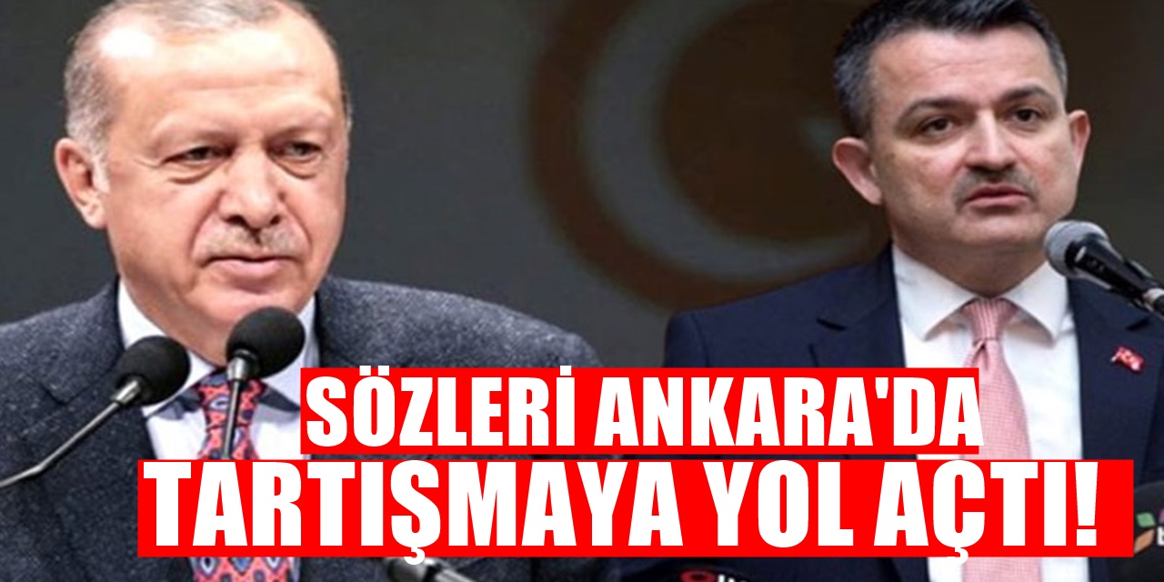 Ankara Karıştı Pakdemirli’nin sözleri Erdoğan’ın tepkisine neden oldu: Her An Görevden alınabilir