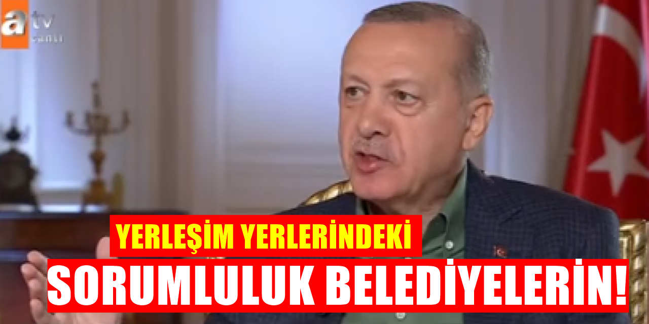 8 Gün Sonra Flaş Açıklama: Erdoğan Yangınlarla İlgili Konuştu: