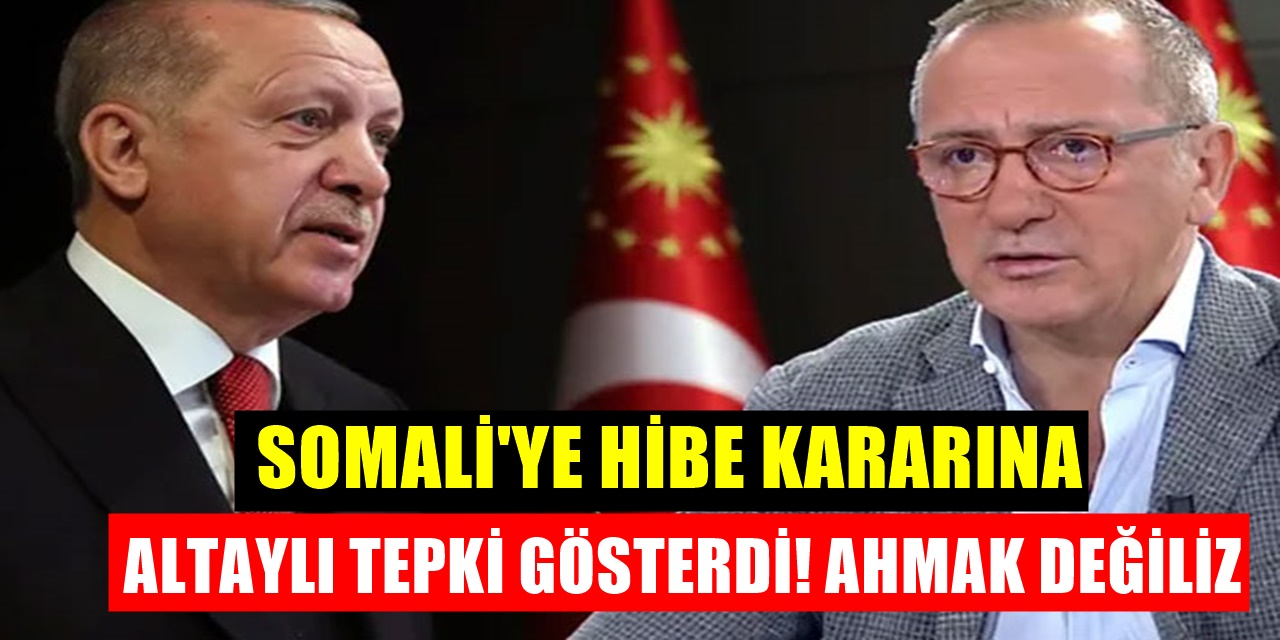 Somali'ye 30 Milyonluk Hibe Konusuna Fatih Altaylı Öyle Bir Çattı ki