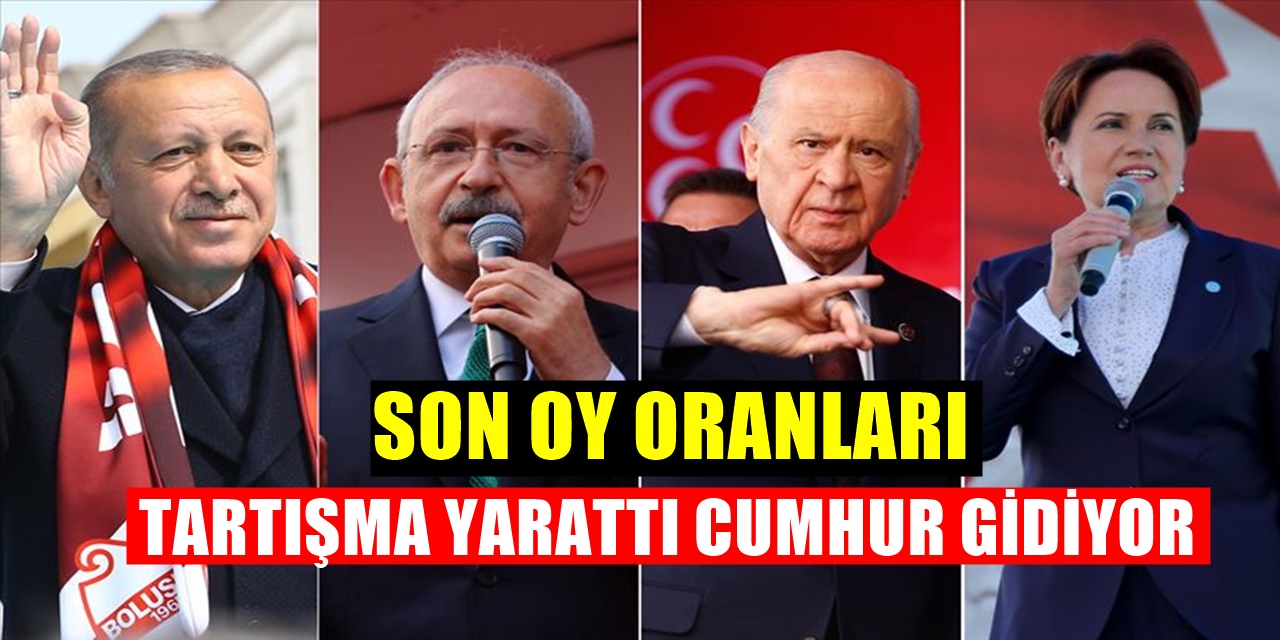 Millet İttifakının oyları Cumhur İttifakını Geçerek AKP ve MHP'yi geride bıraktı