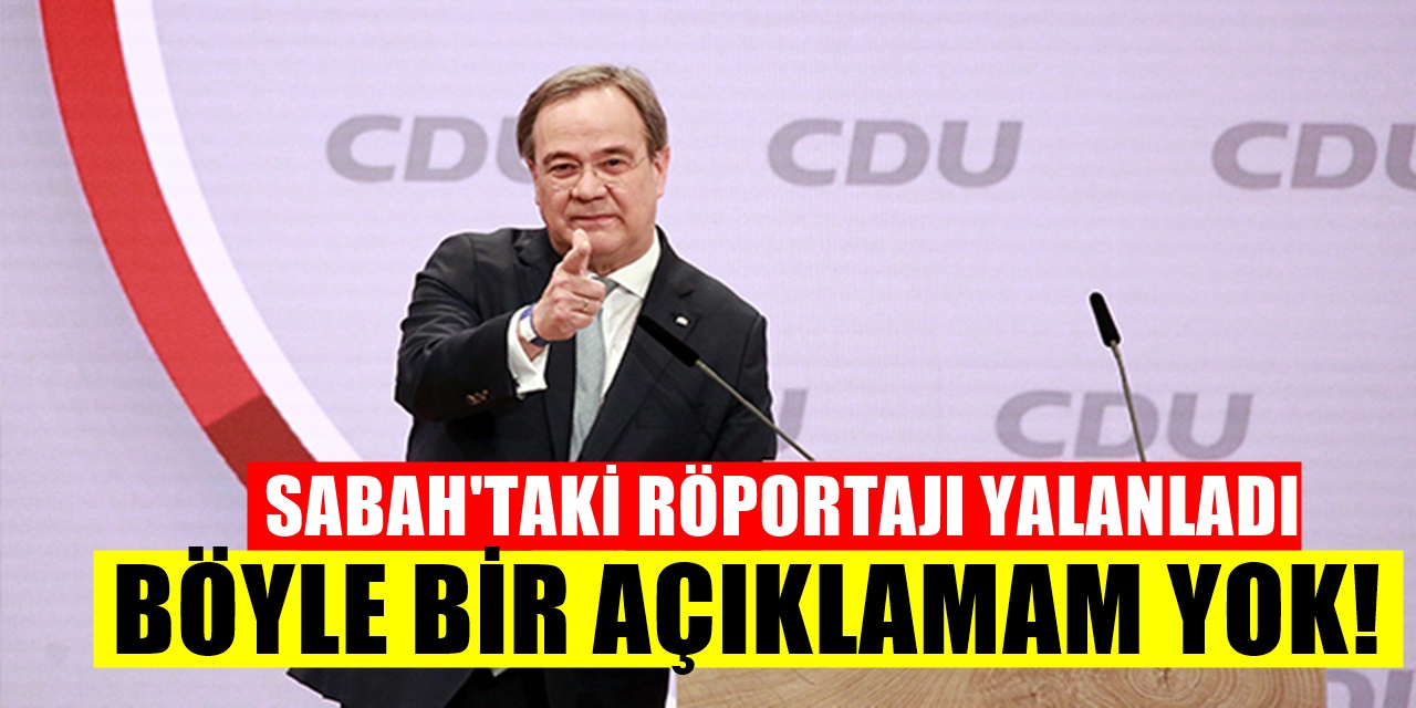 Alman siyasetçi Sabah gazetesini anında yalanladı! 'Böyle bir röportaj hiç olmadı'
