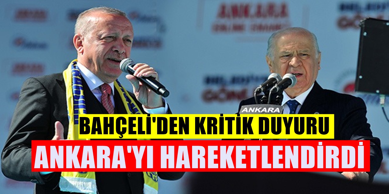 MHP Genel Başkanı Bahçeli AKP'ye son sözünü söyledi! Değişim istedi