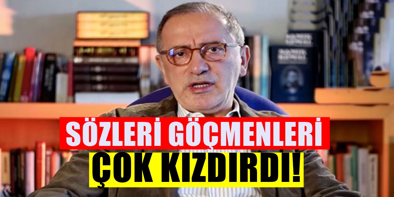 Fatih Altaylı Ağzını Fena Bozdu! Tepki Gösterenler de var