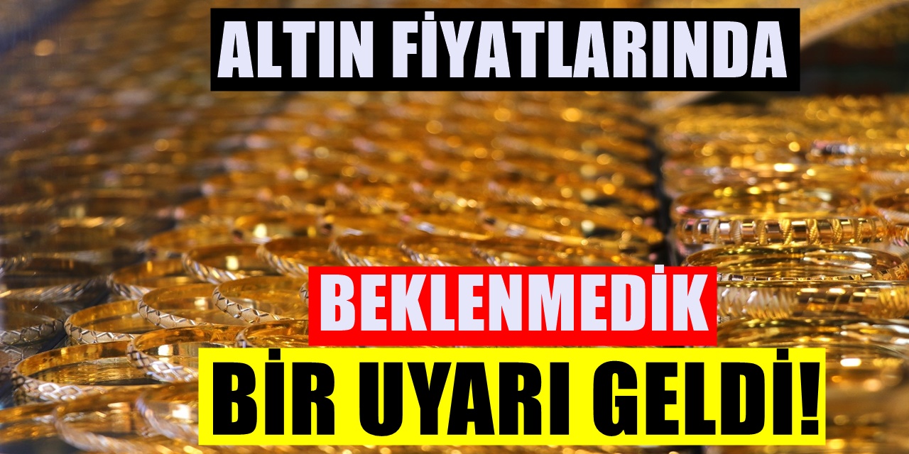Altın Alacakları İlgilendiren Uyarı Tunç Şatıroğlu'ndan geldi