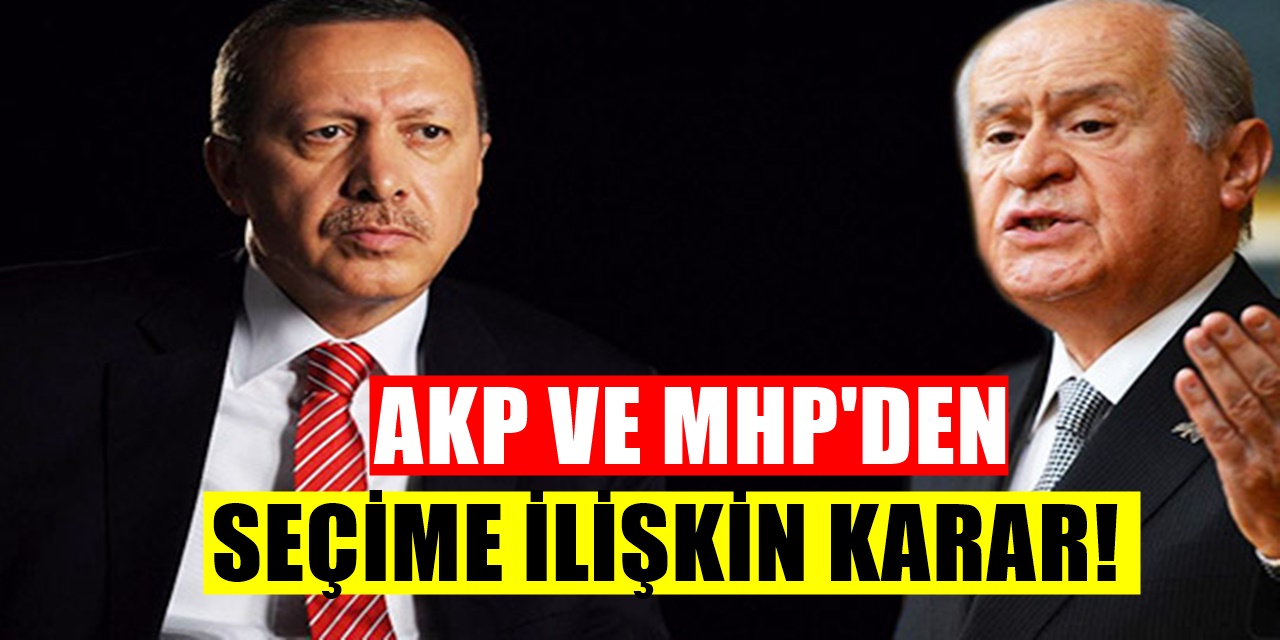AKP ve MHP anlaştı Yeni Seçim Barajı Belli Oldu