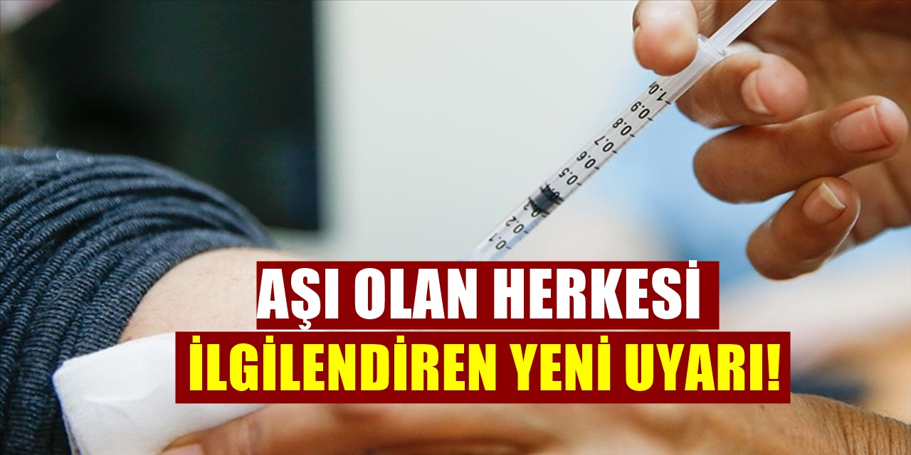 Sinovac aşısı olanları ilgilendiren önemli uyarı! Hemen vakit geçmeden...