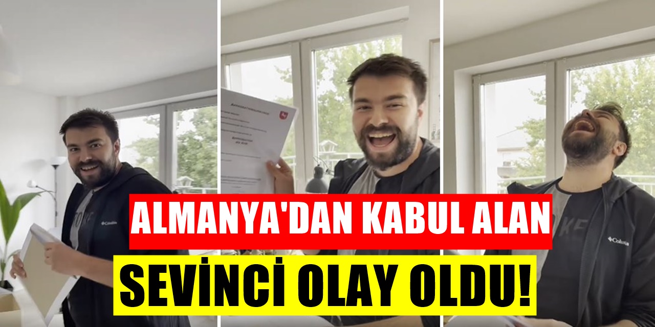 Almanya'dan kabul alan doktor sevincini paylaşınca sosyal medya yıkıldı