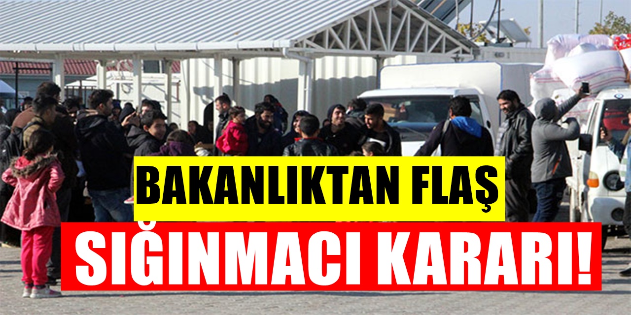 İçişleri Bakanlığı’ndan Suriyeliler Hakkında Flaş Karar.. Gönderiliyorlar