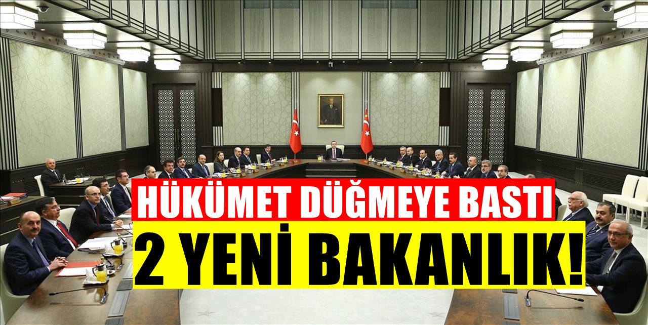 Hükümet İki Yeni Bakanlık Daha Kuruyor, İsimleri de belli oldu