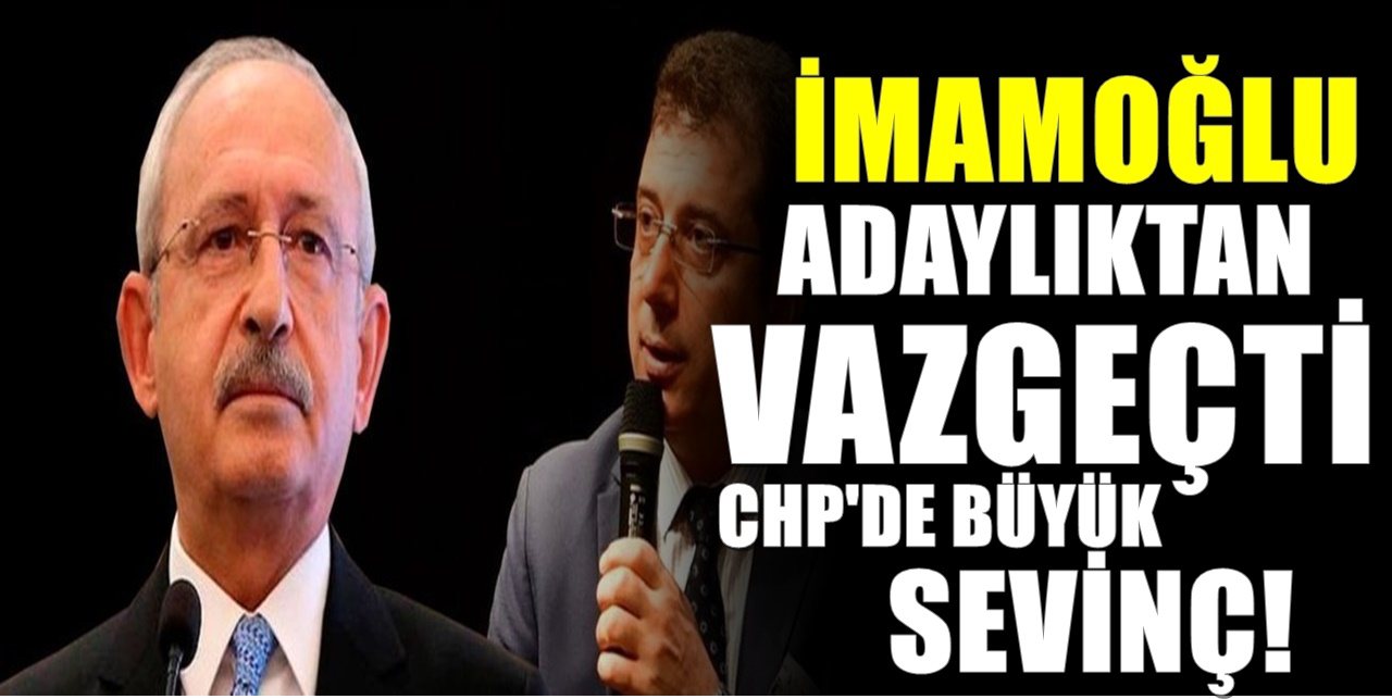 İmamoğlu Kılıçdaroğlu'na Oh çektirecek açıklamayı yaptı! Aday değilim