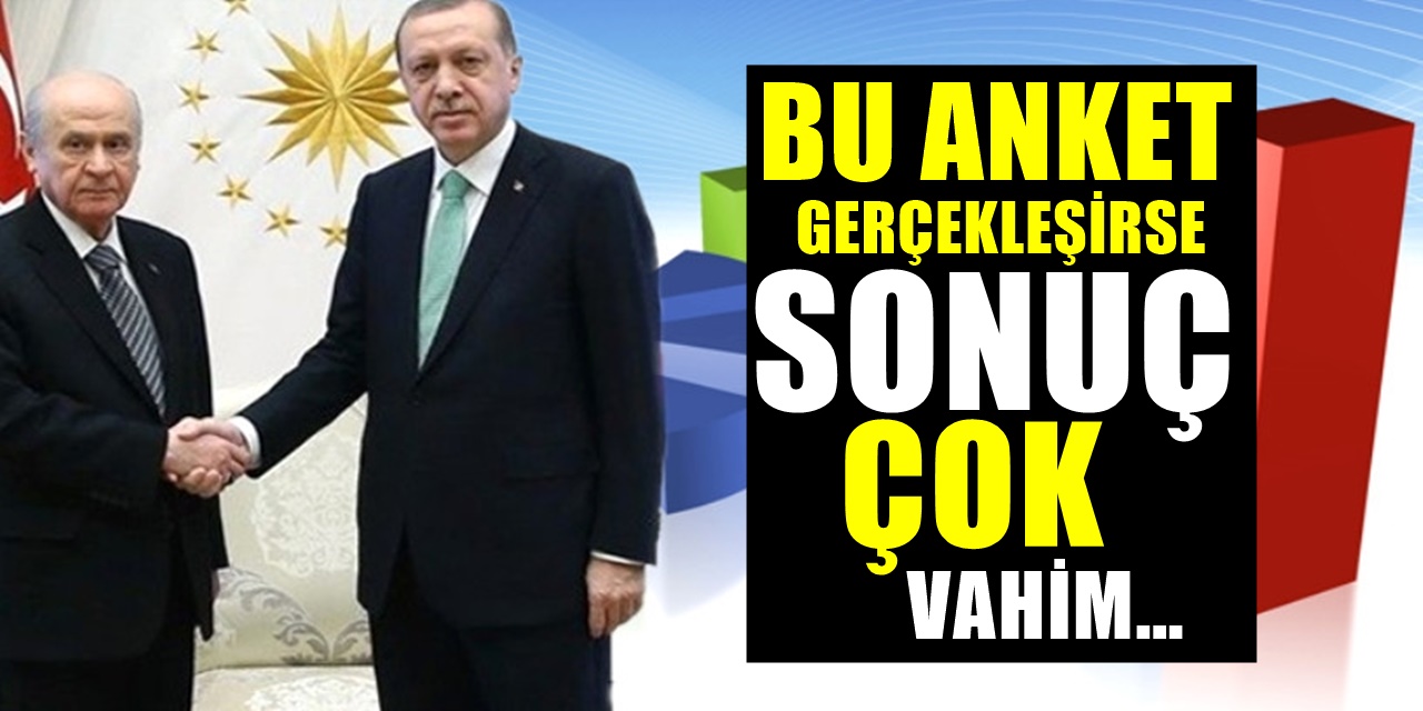 Uluslararası anket şirketinden Cumhur İttifakı'nı sarsacak kötü haber!