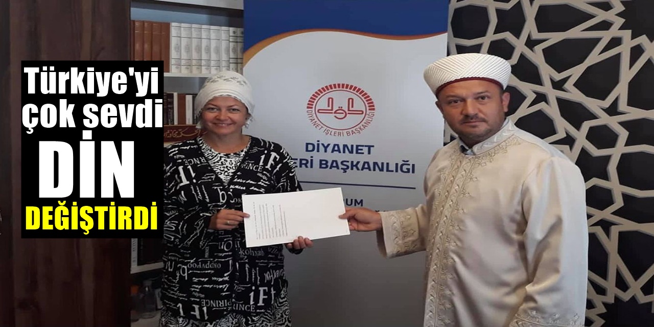 Rusya vatandaşı olan Maria Sevastyona Bodrum Müftülüğüne başvurup müslüman oldu