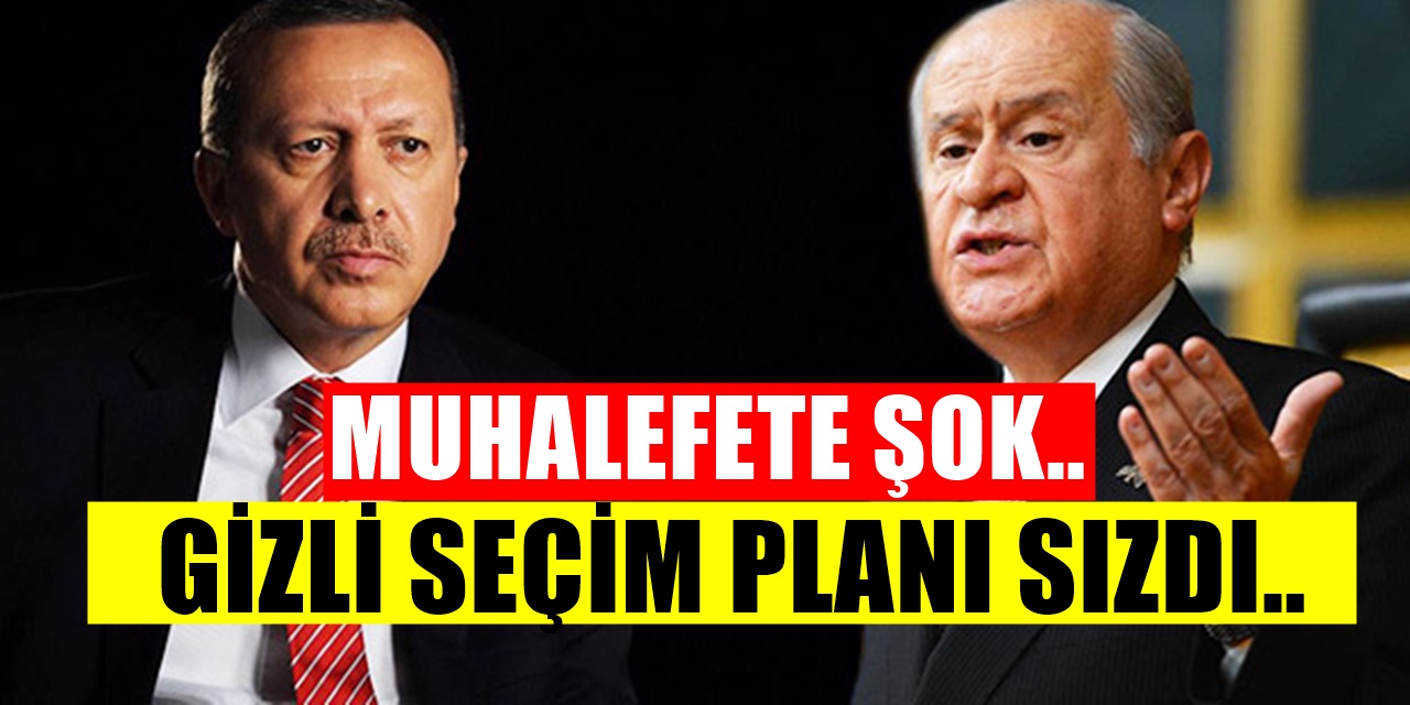 Masadaki Formül Sızdı! İşte AKP ve MHP'nin Erken Seçim Planı